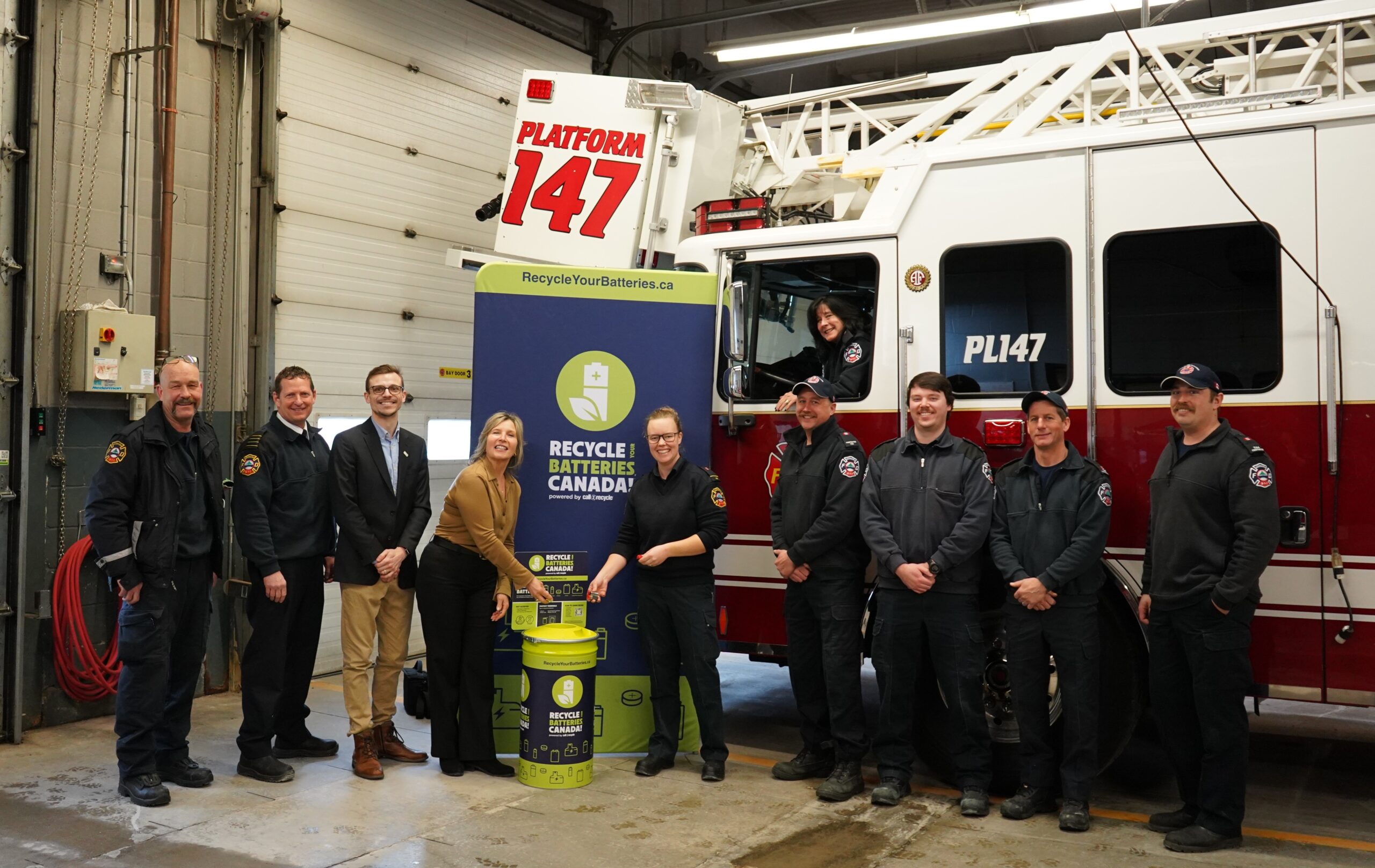 Call2Recycle partners with Georgina Fire and Rescue Services to educate their community and promote safety with Smart Containers