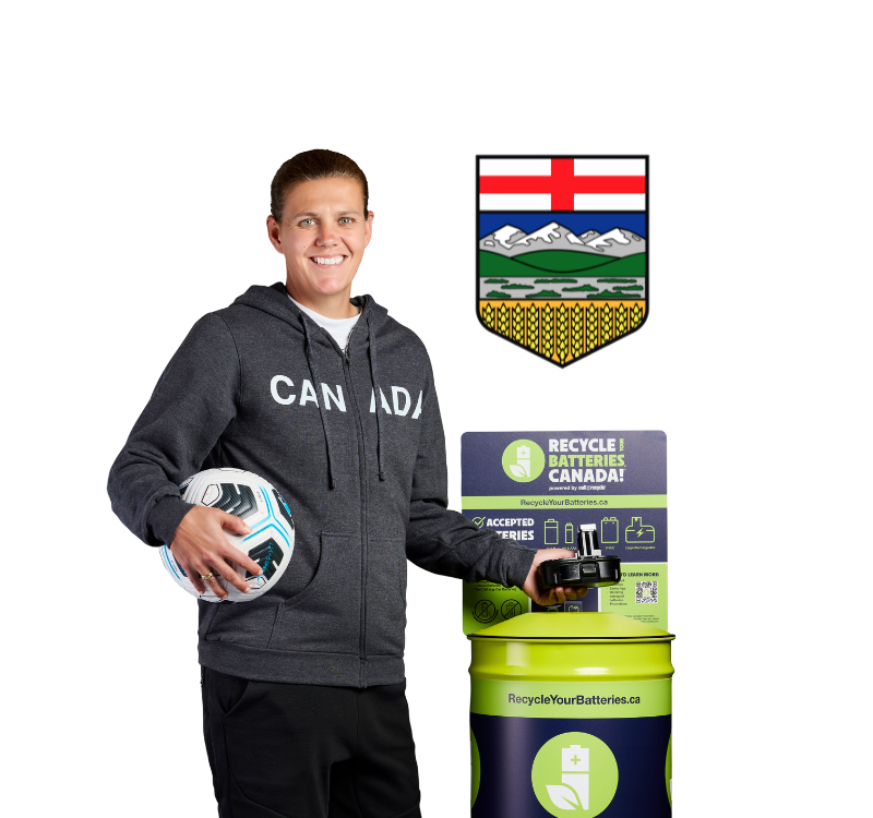 Call2Recycle Canada and Christine Sinclair Thank Partners as They Bring Battery Recycling Awareness Tour to Alberta during Canadian Environment Week