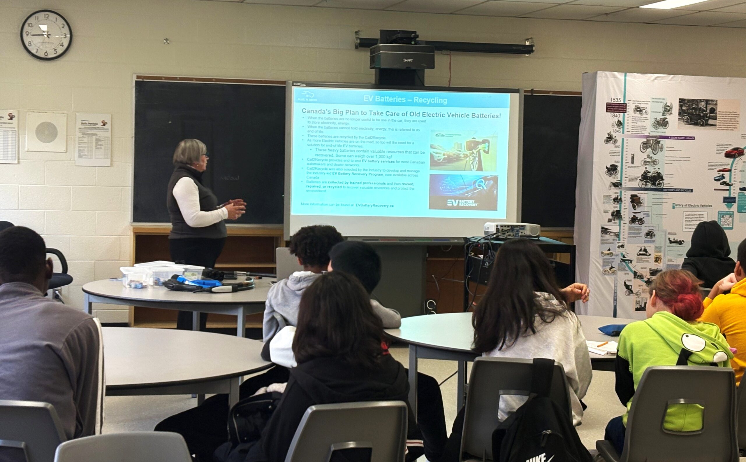 Plug’n Drive and Call2Recycle Canada Expand EV Student Learning Program to Include EV Battery Recycling Education