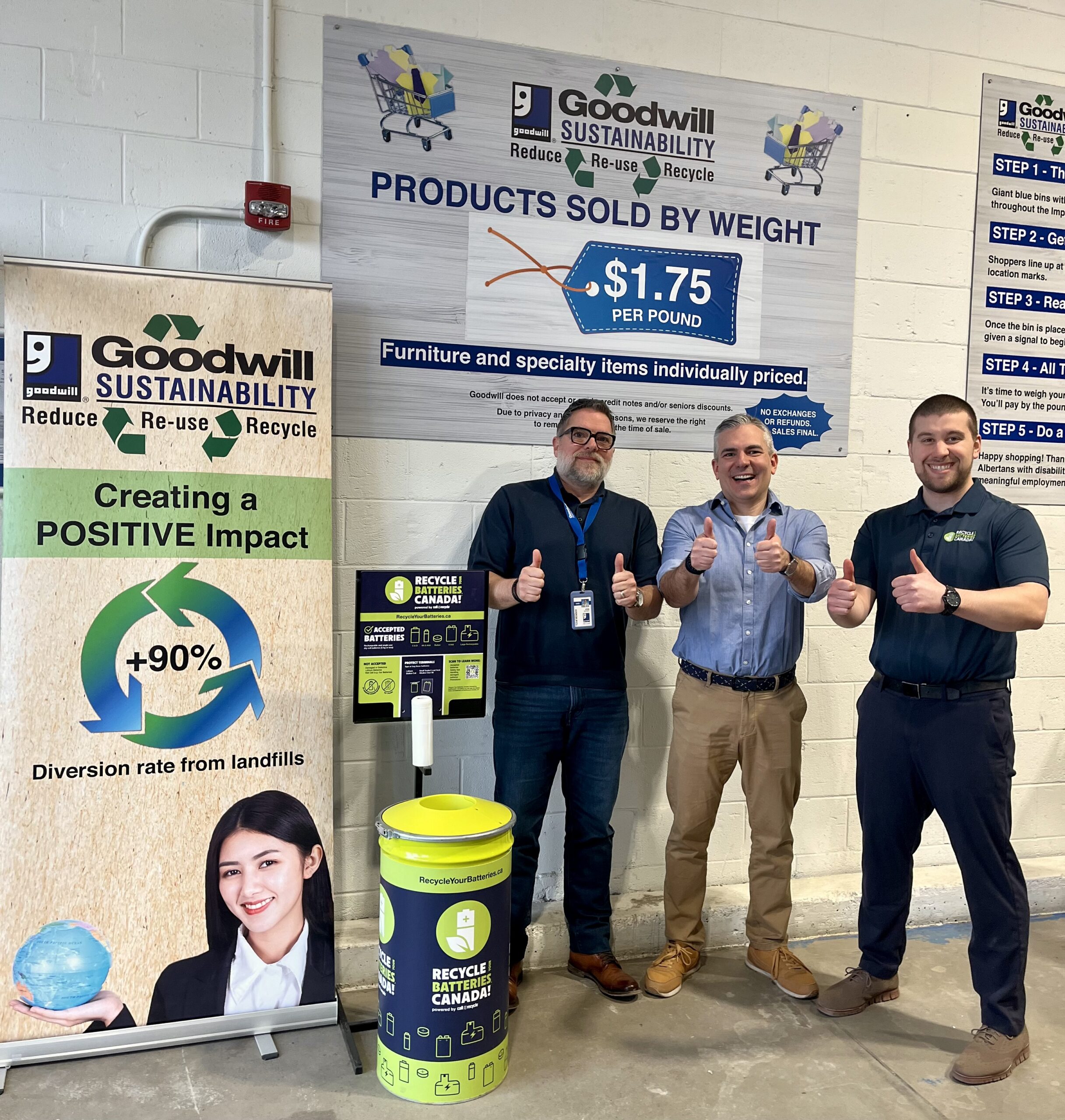Call2Recycle Canada and Goodwill Industries of Alberta Partner to Expand Battery Recycling Access Across the Province