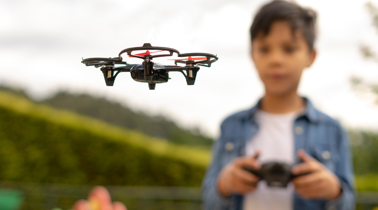 Battery-powered drone